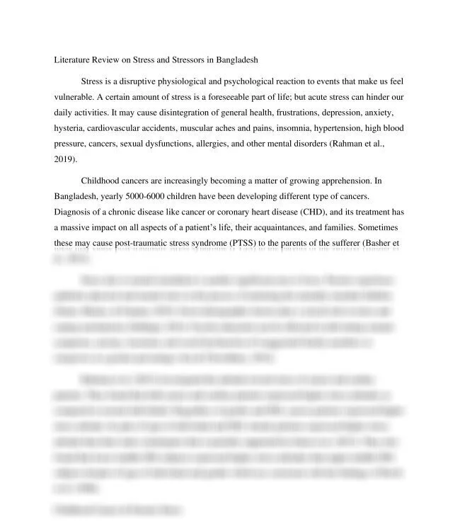Literature Review on Stress and Stressors in Bangladesh_thumb-0.jpg