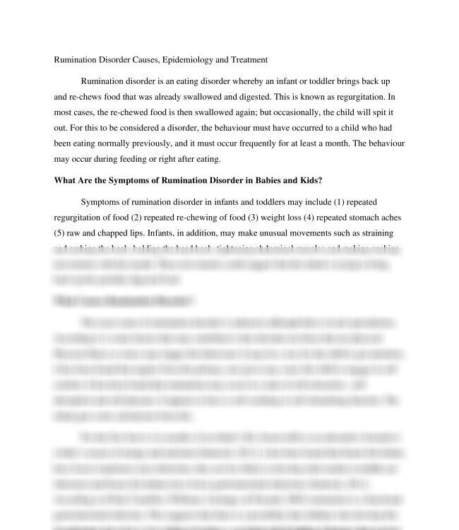 Rumination Disorder Causes, Epidemiology and Treatment_thumb-0.jpg