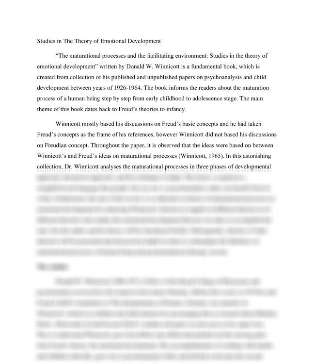 Studies in The Theory of Emotional Development_thumb-0.jpg