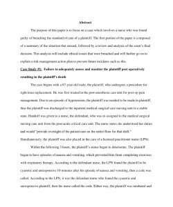 Case study Breach Of Ethical Standards                                                                      