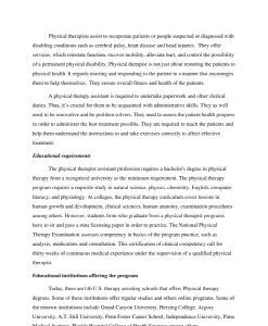 Characteristics of Physical Therapists 