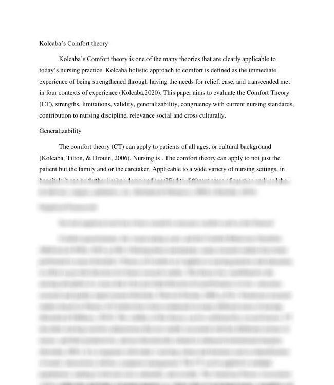 Kolcaba’s Comfort theory _thumb-0.jpg