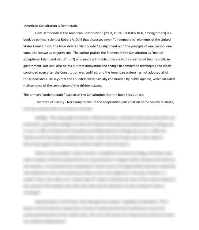 How Democratic is The American Constitution_thumb-0.jpg