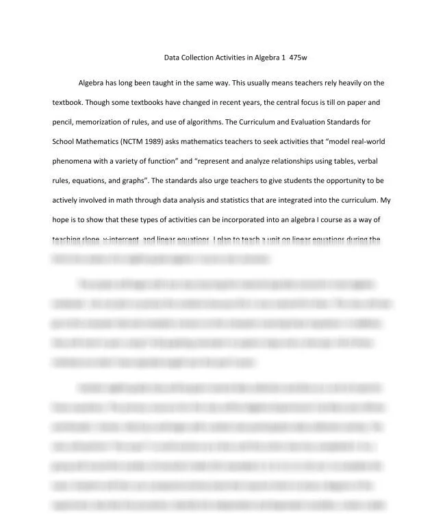 Data Collection Activities in Algebra 1_thumb-0.jpg