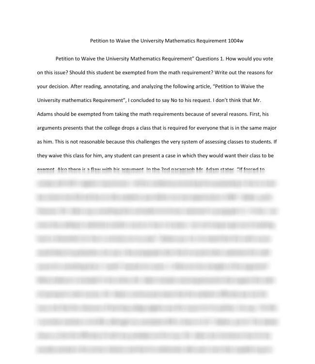 Petition to Waive the University Mathematics Requirement_thumb-0.jpg