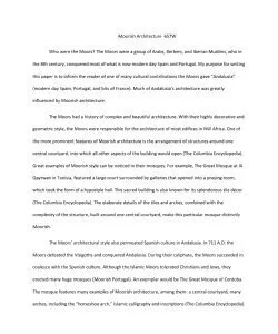 Moorish Architecture  657W