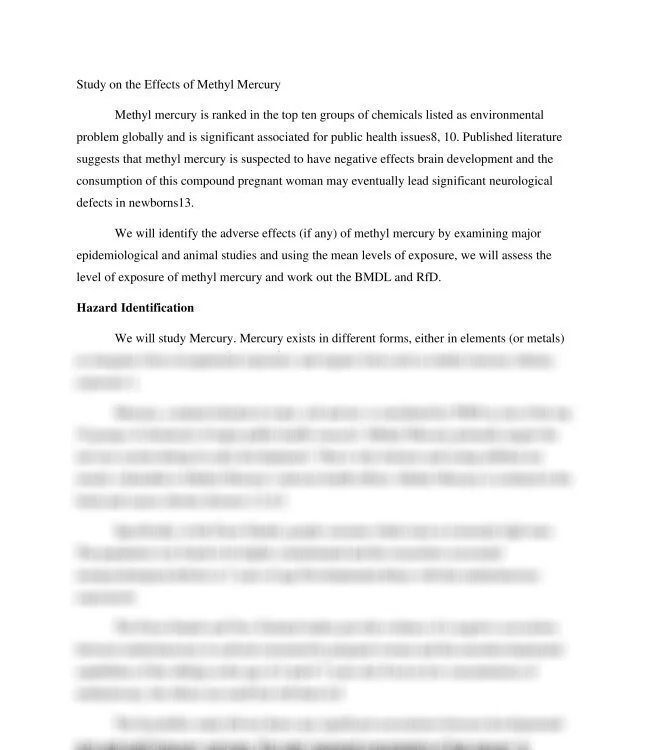 Study on the Effects of Methyl Mercury _thumb-0.jpg