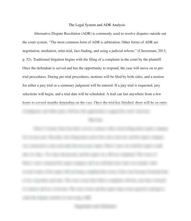 The Legal System and ADR Analysis_thumb-0.jpg