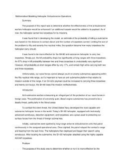 Mathematical Modeling Helicopter Antisubmarine Operations # #s (MOE) (Using (knots) (lbs (lbs) (min) (nm) (nm^2) + 0.23 0.26 0.43 0.50 0.58 0.75 0.8