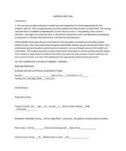 NURSING CARE PLAN 