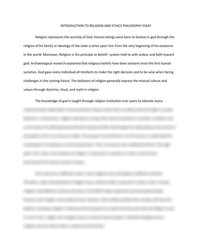 INTRODUCTION TO RELIGION AND ETHICS PHILOSOPHY ESSAY_thumb-0.jpg