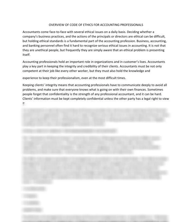 OVERVIEW OF CODE OF ETHICS FOR ACCOUNTING PROFESSIONALS_thumb-0.jpg