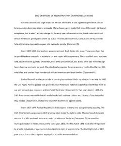 DBQ ON EFFECTS OF RECONSTRUCTION ON AFRICAN AMERICANS_thumb-0.jpg