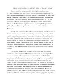 ETHICAL ISSUES OF CLINICAL ETHICS IS THE DEVELOPING WORLD_thumb-0.jpg