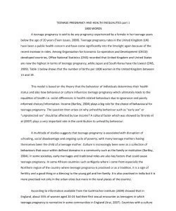 TEENAGE PREGNANCY AND HEALTH INEQUALITIES part 1_thumb-0.jpg