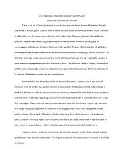 WHY READING LITERATURE IS IS NOT IMPORTANT_thumb-0.jpg