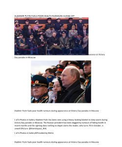 VLADIMIR PUTIN FUELS POOR HEALTH RUMOURS DURING APP_thumb-0.jpg