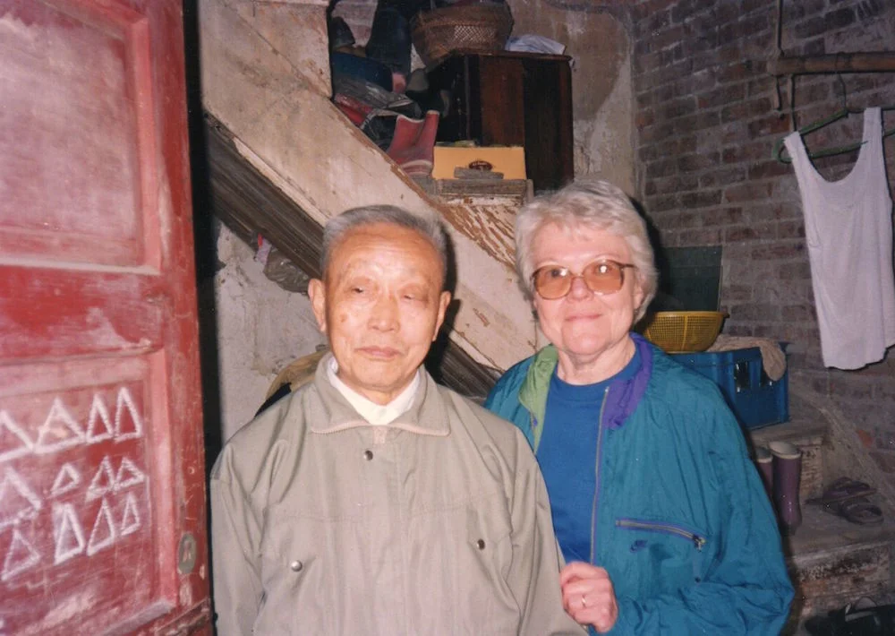 Standing with George in the shambles of their childhood home.