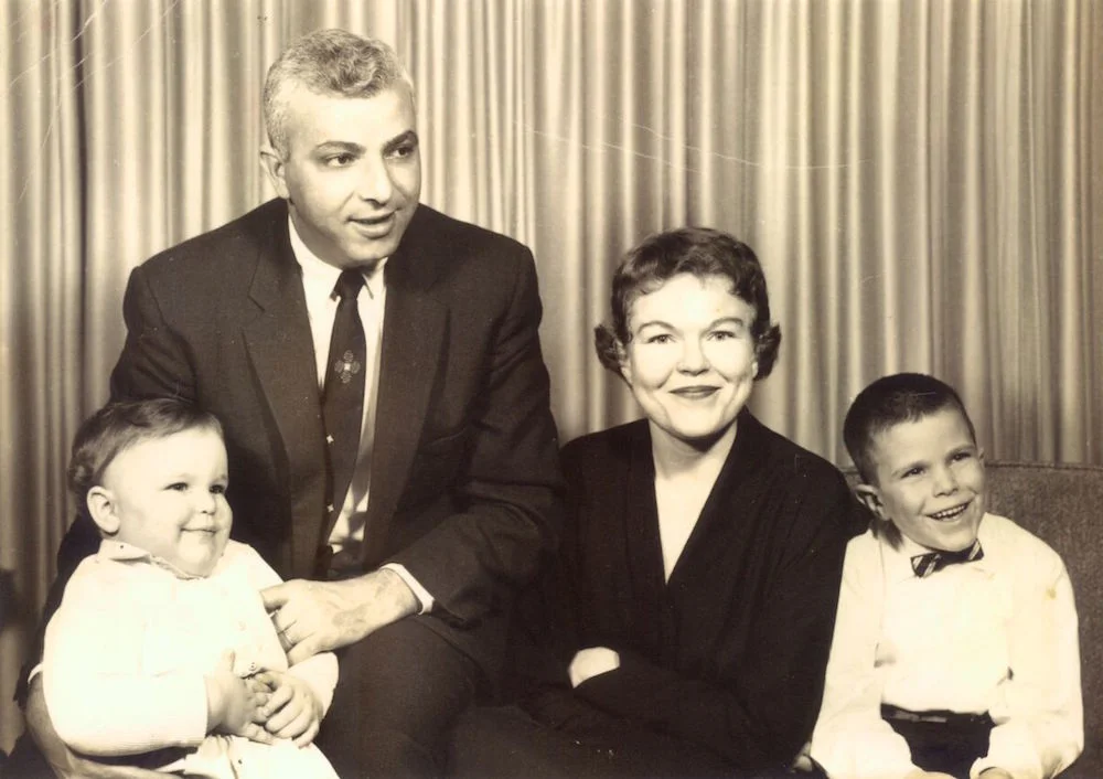 The Naifeh family back in America between assignments abroad.
