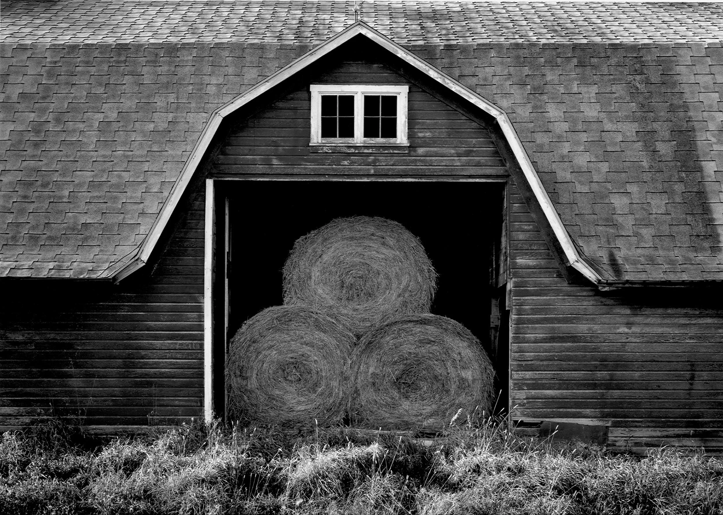 Three Round Bales, IL, 1986