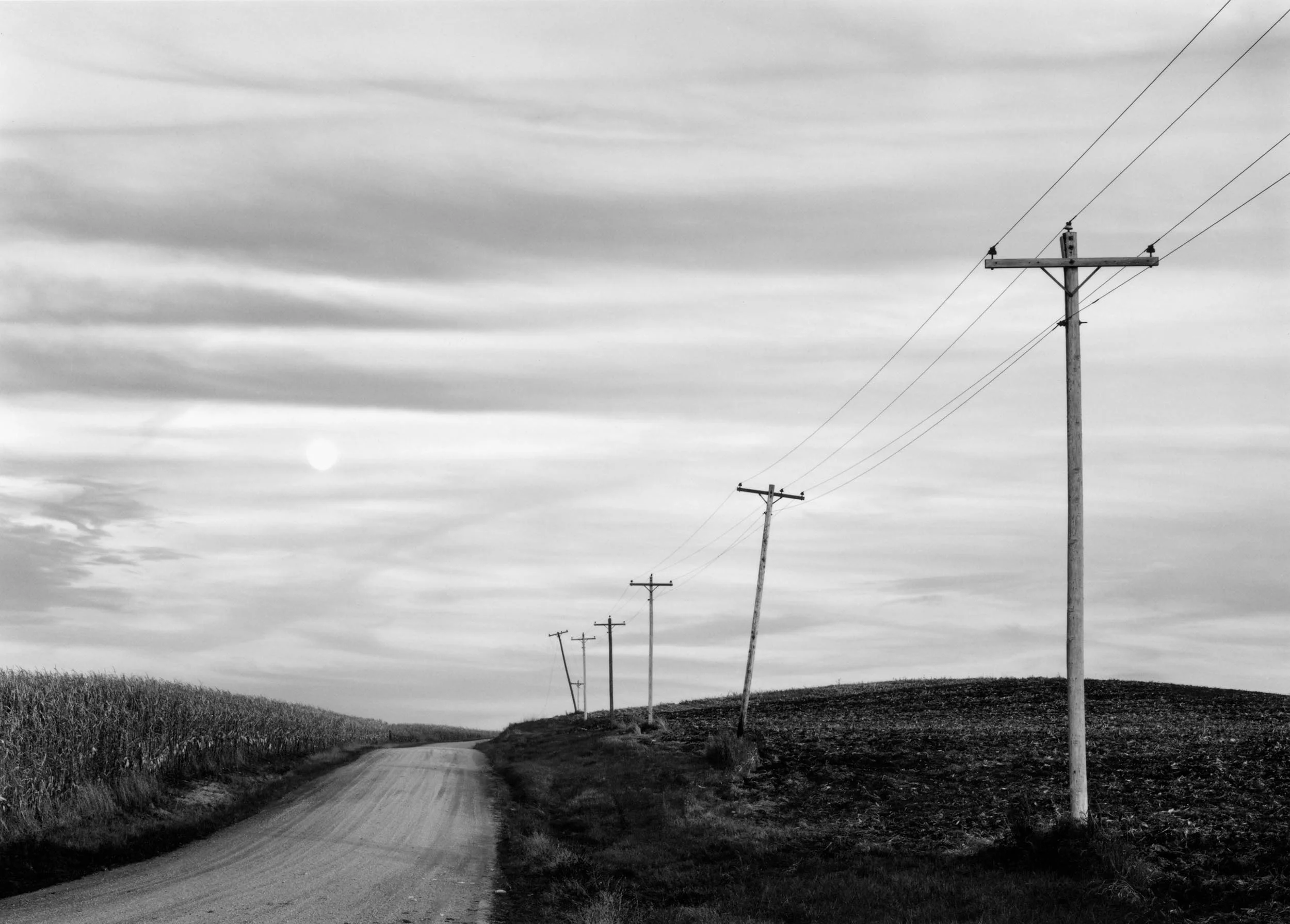 Moonrise, Power Lines, IL, 1996