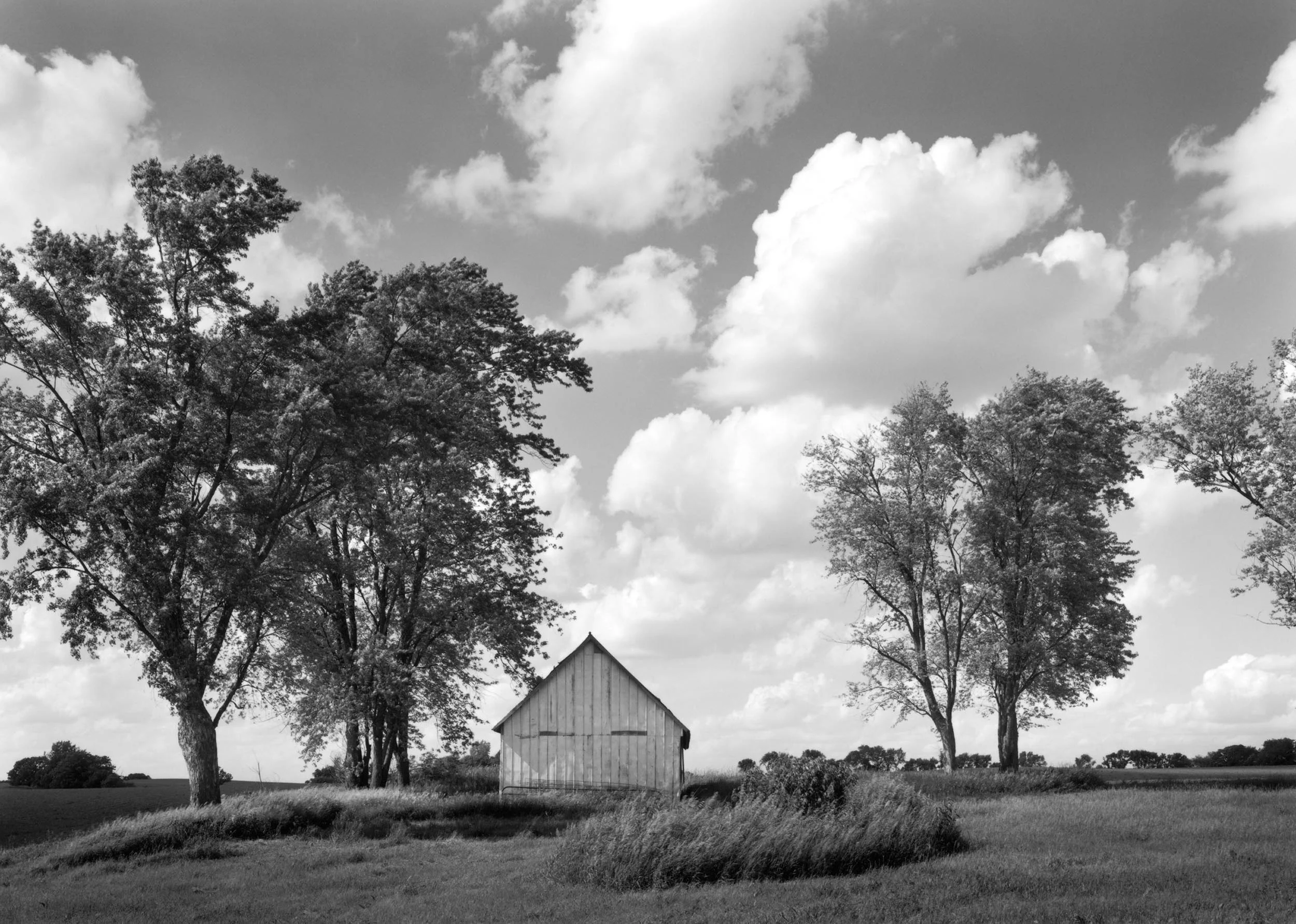 Shed and Clouds, IL, 2003