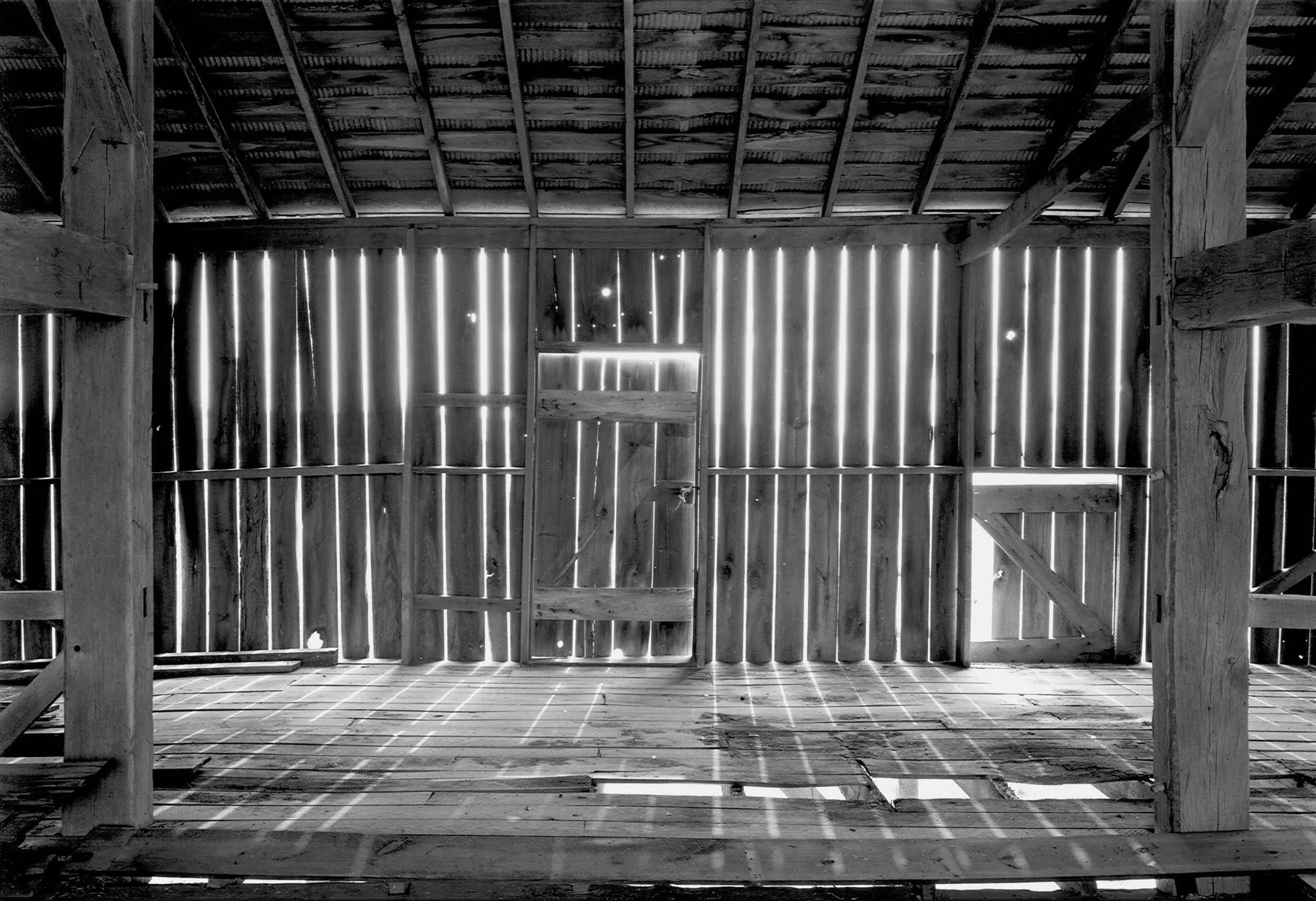 Barn Interior, IL, 1987