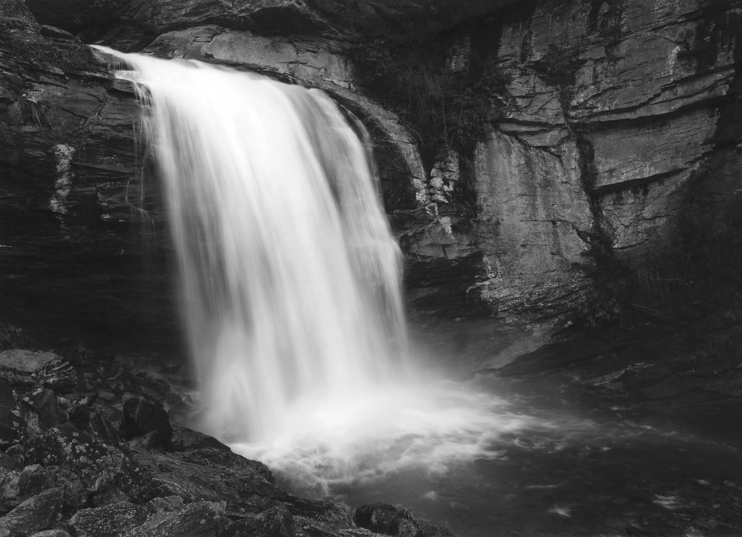 Bridal Veil Falls, NC, 1980