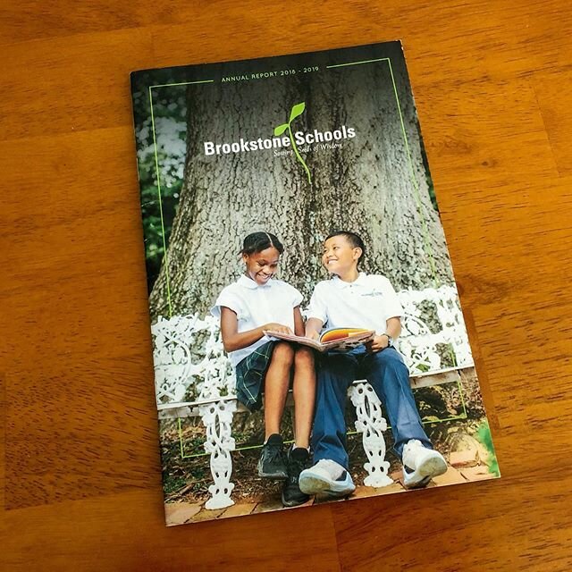 excited to debut Brookstone Schools&rsquo; 2019 annual report! in putting together this 24-page booklet, I learned so much more about the great work the school does for children in Charlotte.

#annualreport #annualreportdesign #brochuredesign #design