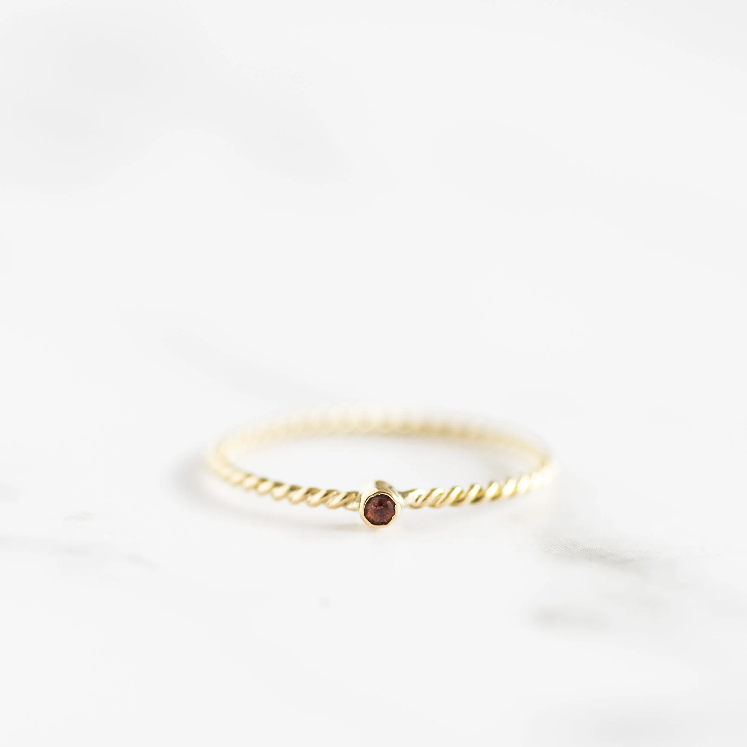 Lara zafiro naranja oro 18kt