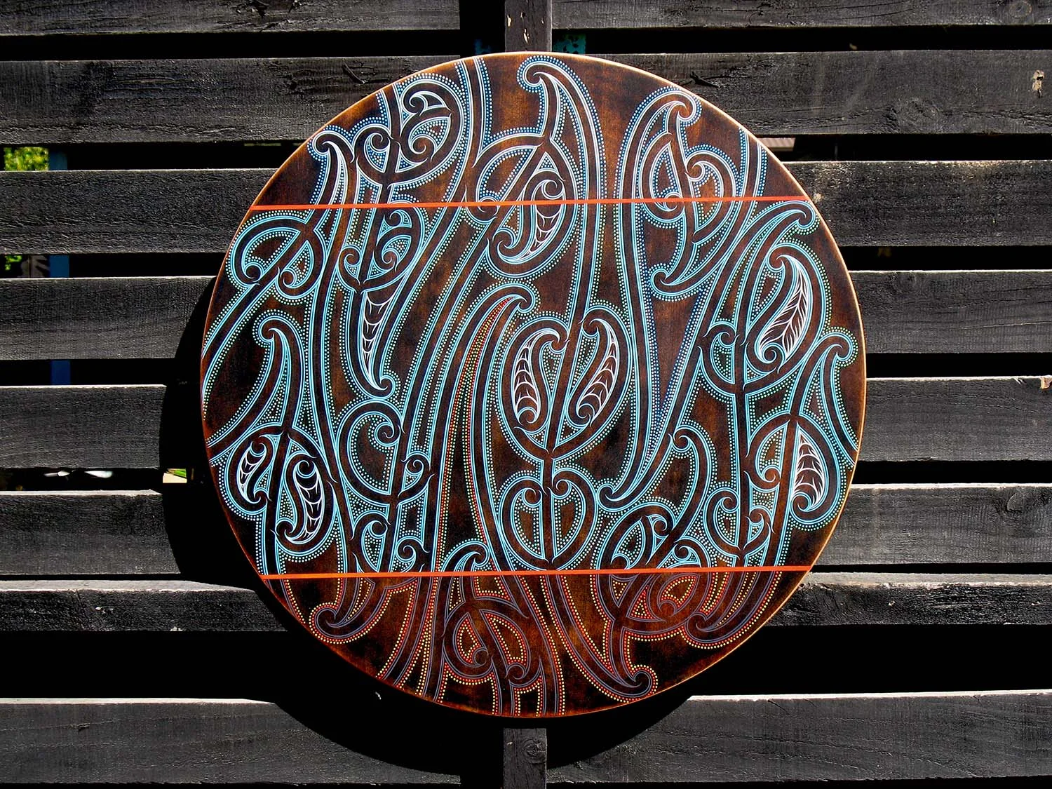 Earth-Sea-Sky-round-wooden-artwork-by-Tony-Harrington