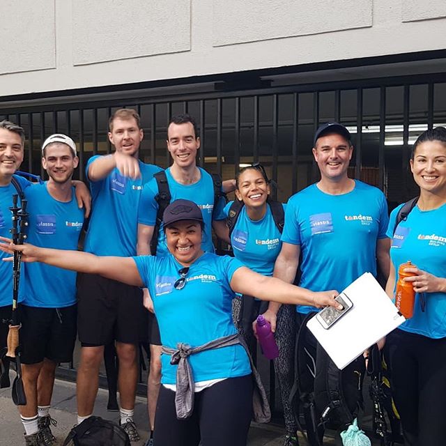 💯 on! The energy is crazy high. See you on the other side peoples. The moment has arrived for us. #100k #oxfamtrailwalker2019 #two #teams #tandemshadows #tandemmagnums #sponsored @vlassis_co #wearetandembuildinggroup