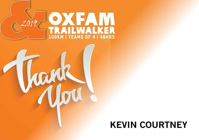 Thank You!
#wewalked100km #forpoverty #oxfamtrailwalker #melbourne #2019 #appreciation #levelup