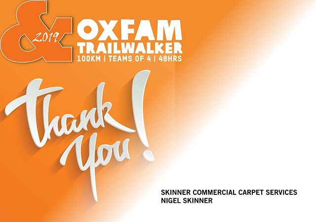 Thank You!
#wewalked100km #forpoverty #oxfamtrailwalker #melbourne #2019 #appreciation #levelup