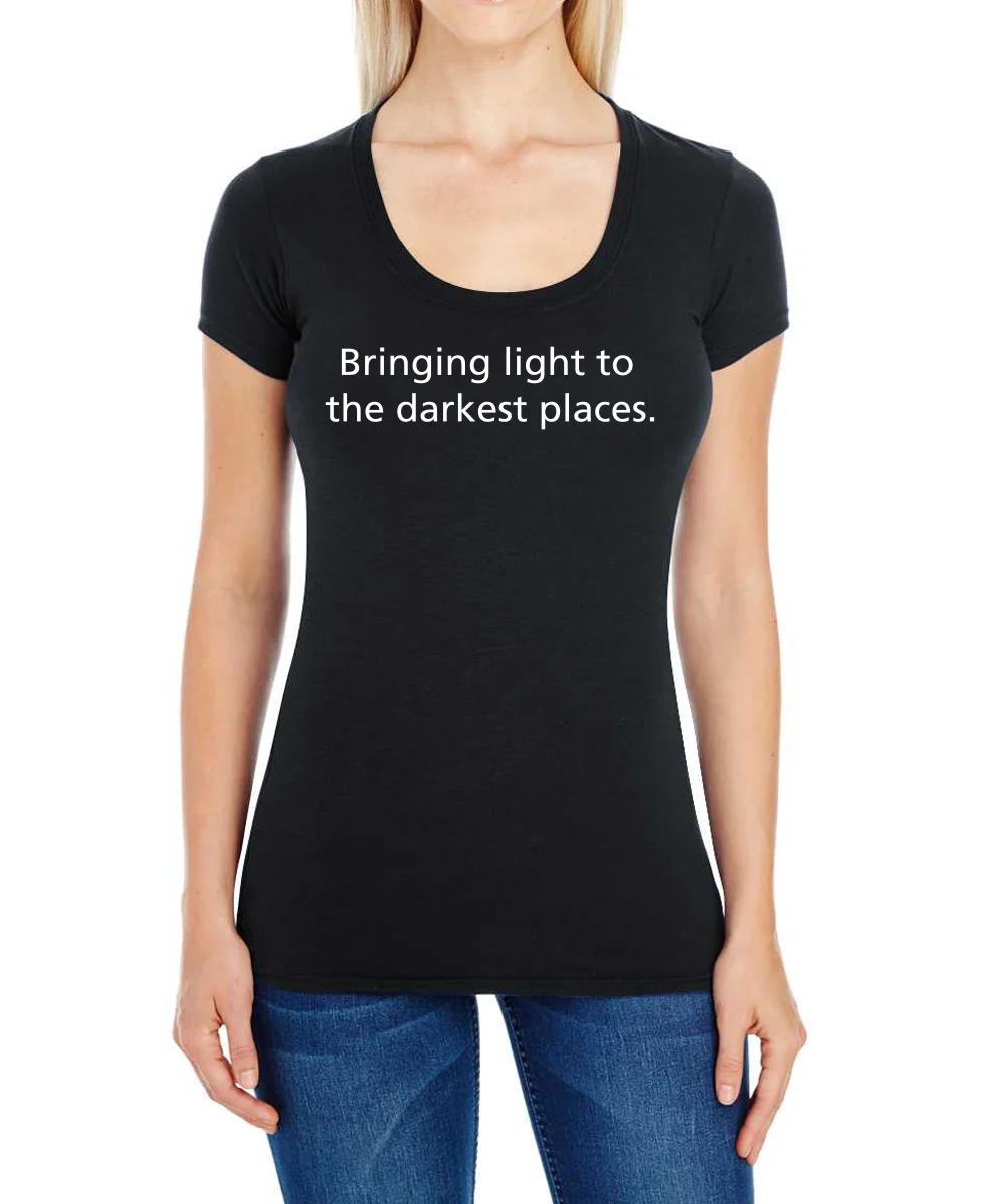 Bringing Light — Women's Black Tee