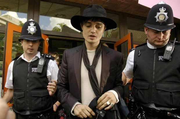 Doherty and English authorities, probably on a first-name basis last decade. Photo via dailystar.co.uk.