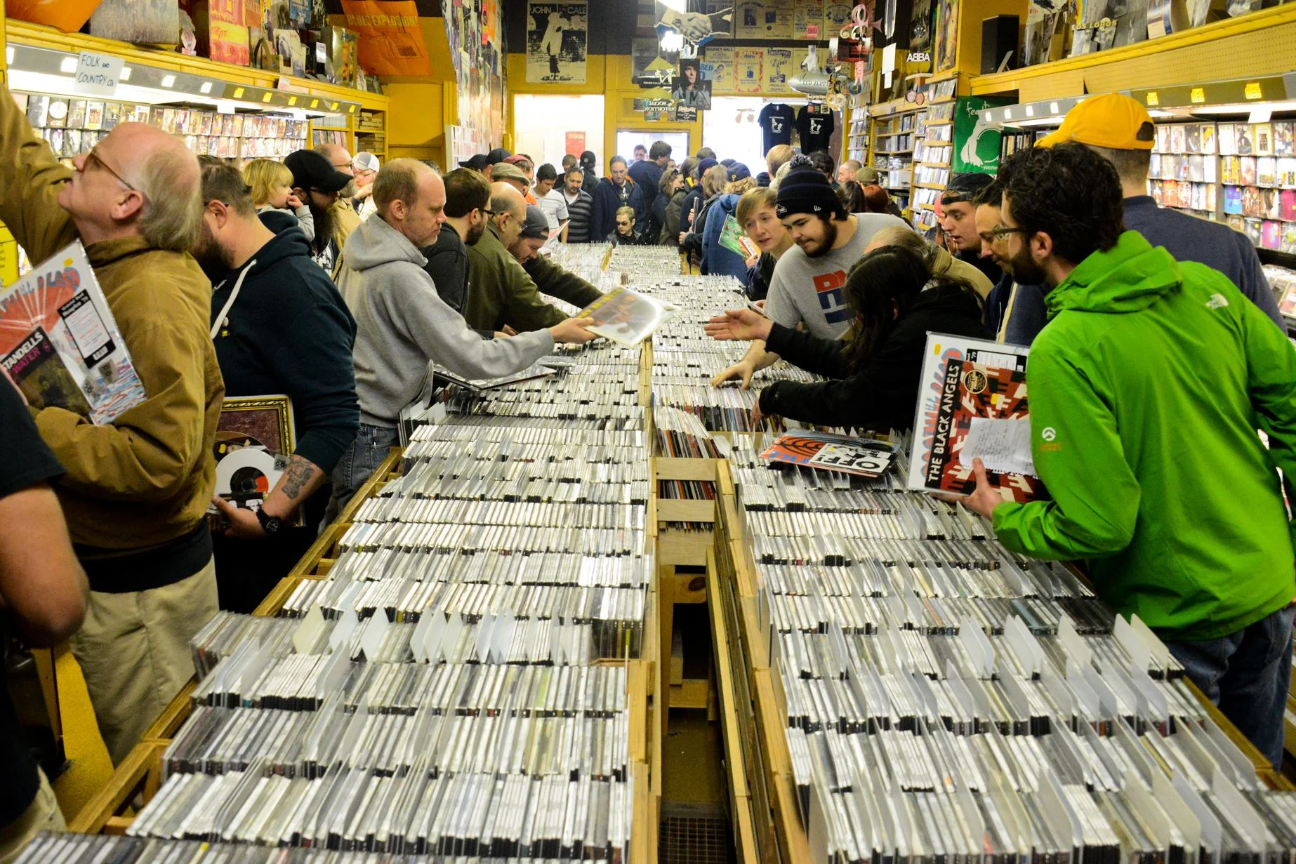 A Record Store Day past. Courtesy Lake Fong/Pittsburgh Post-Gazette
