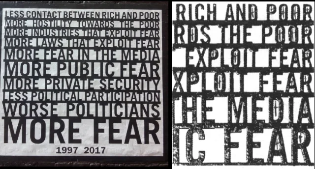 Amsterdam poster on left courtesy of mpghann ; section of OKC -era artwork on right