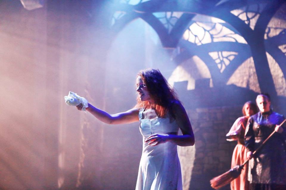 Rigel as Lady Macbeth in Macbeth , Skidmore Theater Department's Fall 2015 Mainstage Production. Photo by Sue Kessler.