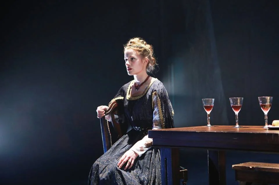 Rigel as Lady Macbeth in Macbeth , Skidmore Theater Department's Fall 2015 Mainstage Production. Photo by Sue Kessler.