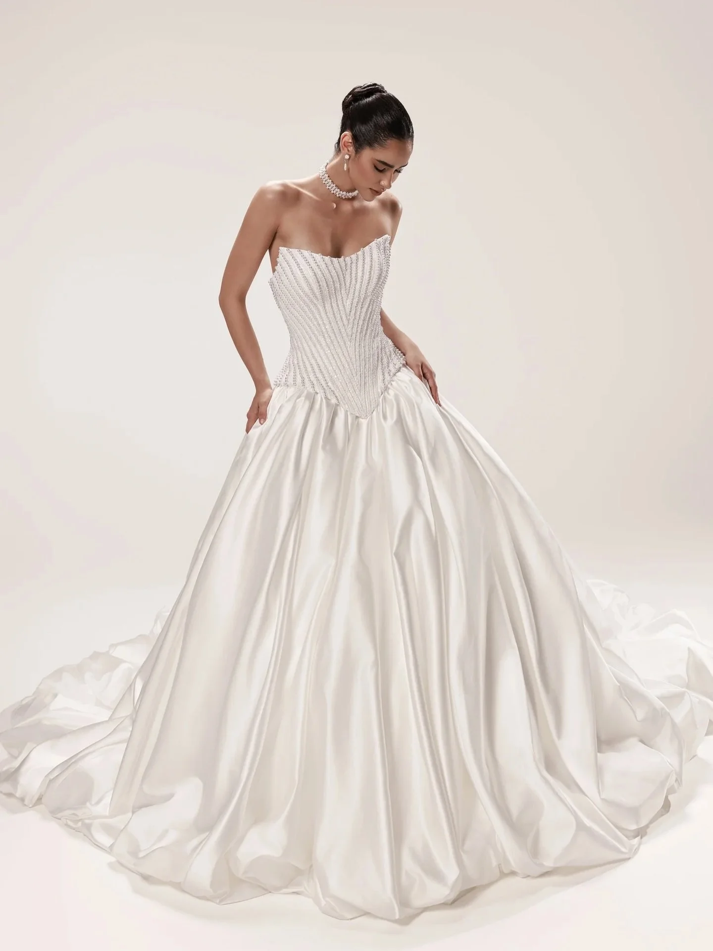 From @danytabet ninth bridal collection &mdash; The Tyra gown, which perfectly encapsulates timeless craftsmanship &amp; modern edge ✨

&bull;
&bull;
&bull;
&bull;

#weddingtrends #weddingdress #weddinggown #bridaltrend #bridalfashion