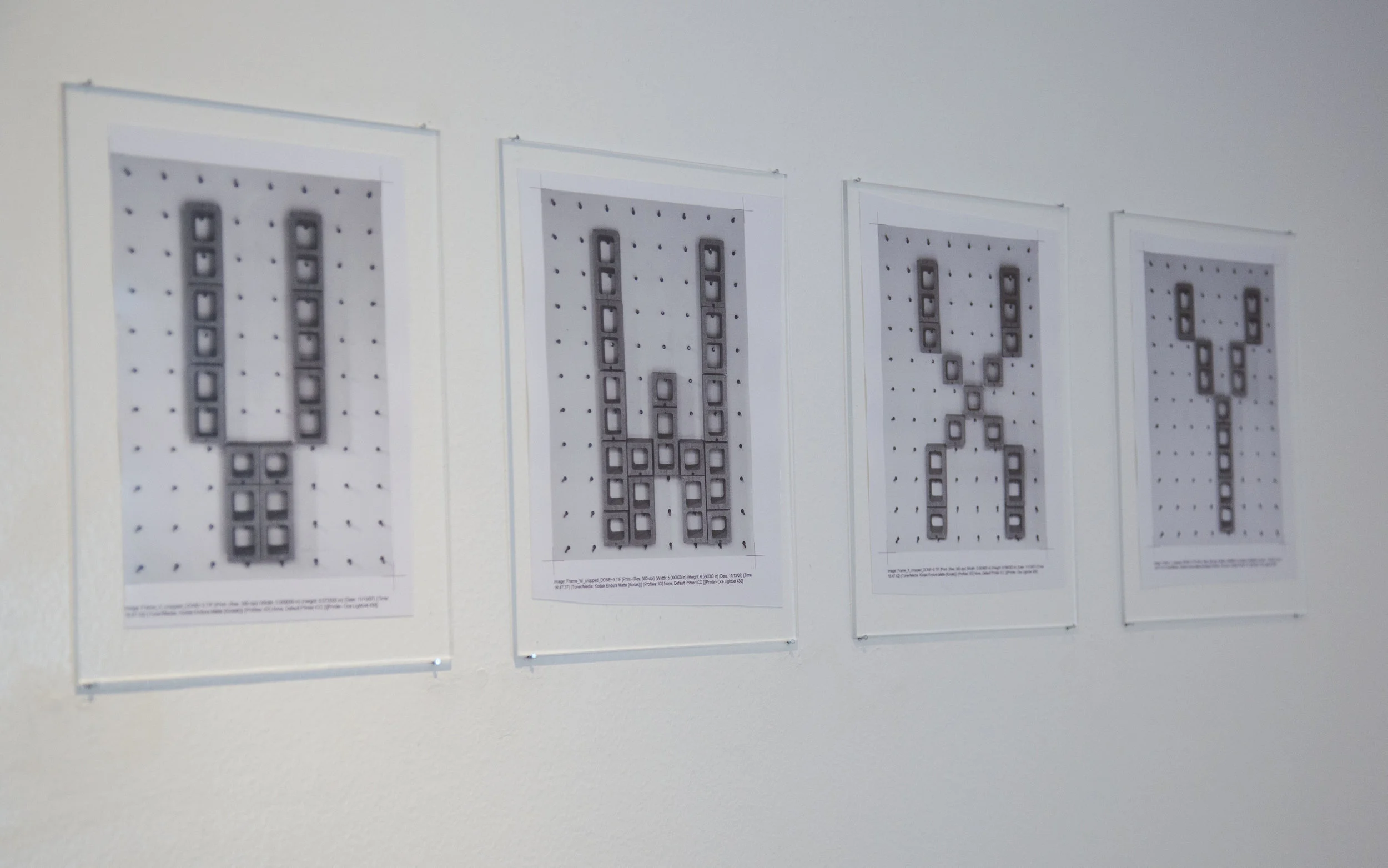 Shannon Ebner STRIKE / VWXY, 2009 - 2018, Digital Type 'C' prints, Dimensions variable, Unique
