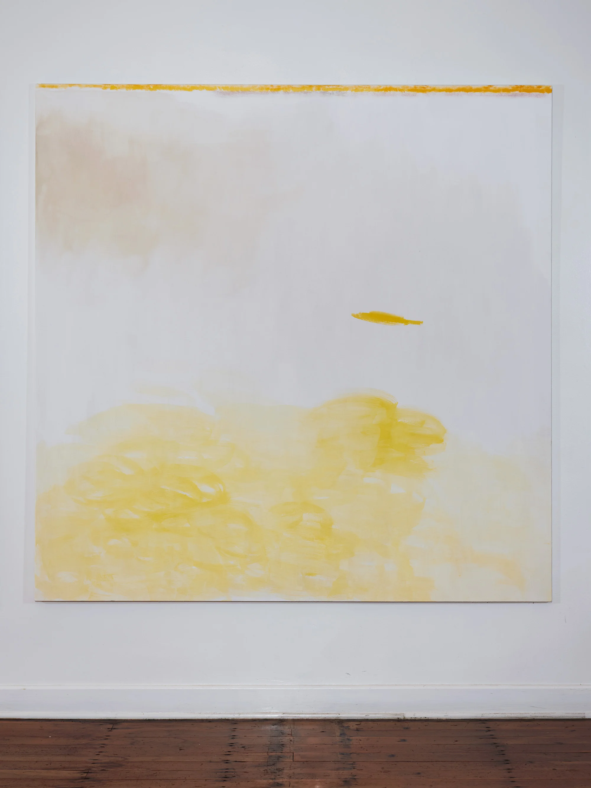 Binary System (Theta B) , 2018, 66 x 66 inches, Oil, pigment and glue on canvas