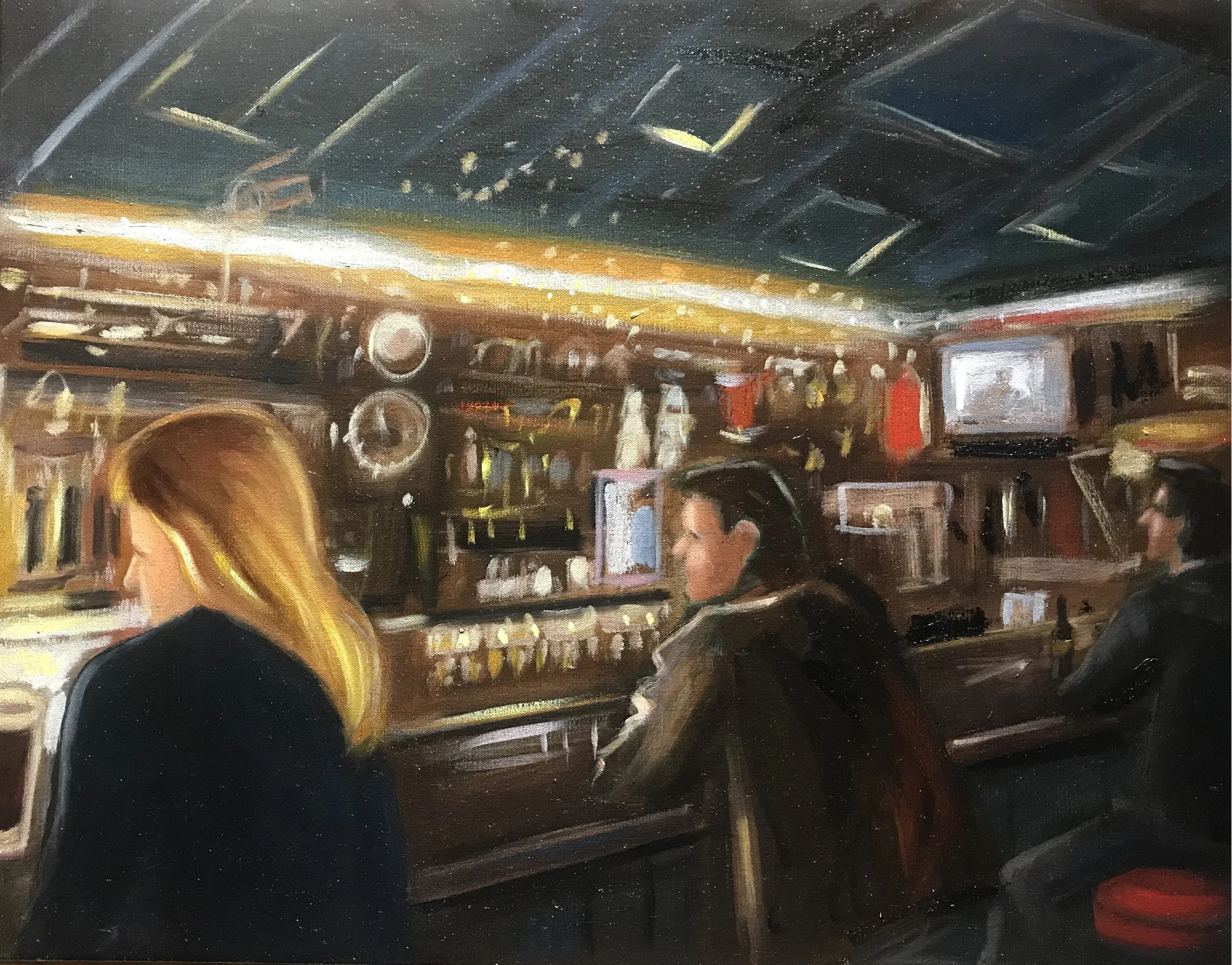 Raul Guerrero The Waterfront – B, 2013 Oil on linen 20 x 26 inches (50.8 x 66 centimeters)