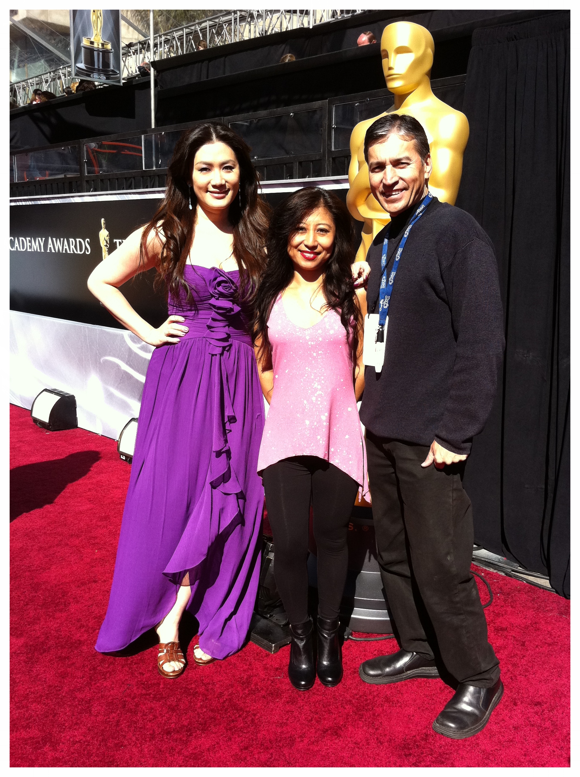  Academy Awards w/&nbsp;Armando V. &amp; LA18 Reporter Kelly C. 