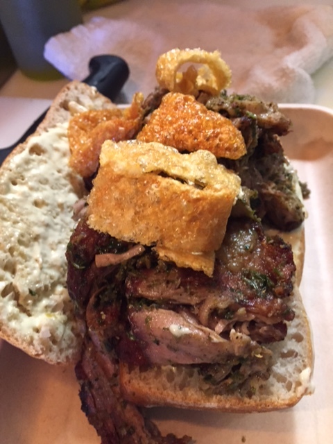 Crispy Pork Sandwich