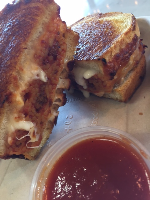 Spaghetti Grilled Cheese