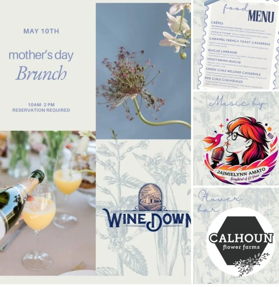       
  
    Can’t wait to see you at WineDown in Socorro, TX Sunday May 10th, 2026 to celebrate the Mother’s in your life. Click the  LINK  for more details.  


  
 #block-62bd5604307dfba11416 {
    
    
    
    
  }

  #block-62bd5604307dfba114
