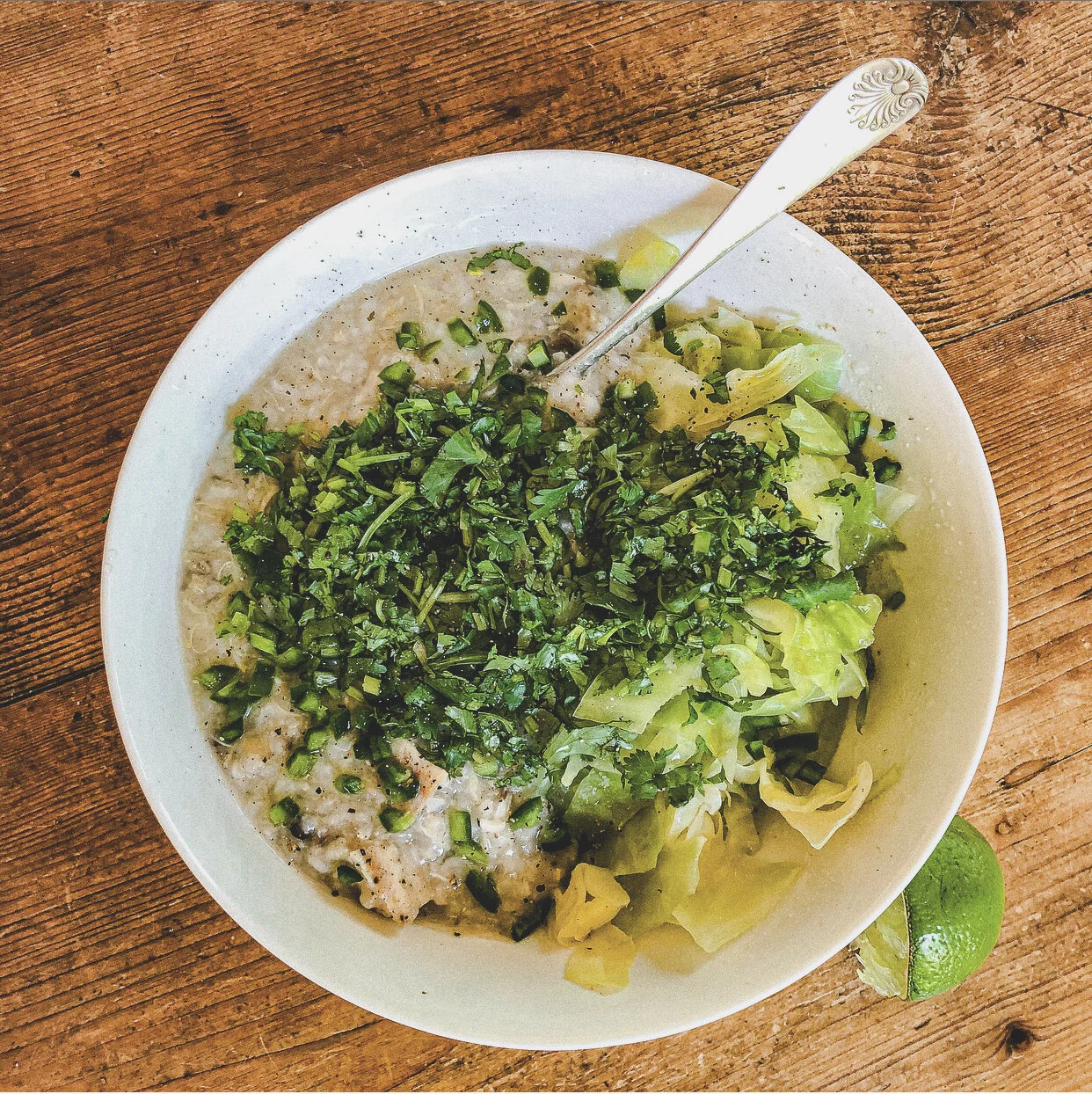 Savory Herb Chicken Congee