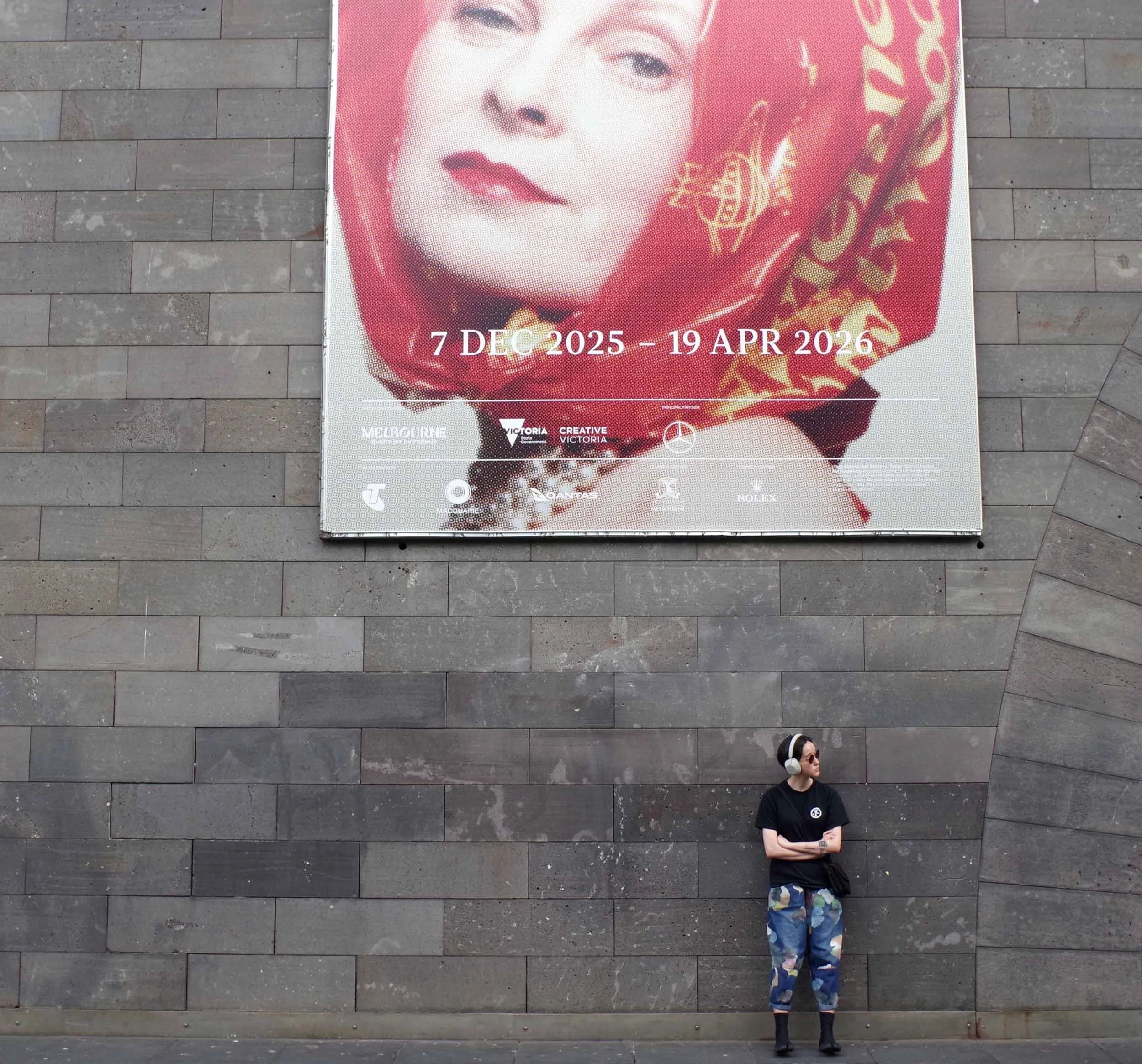   Headphone Girl: Outside NGV; Melbourne; 2026.  